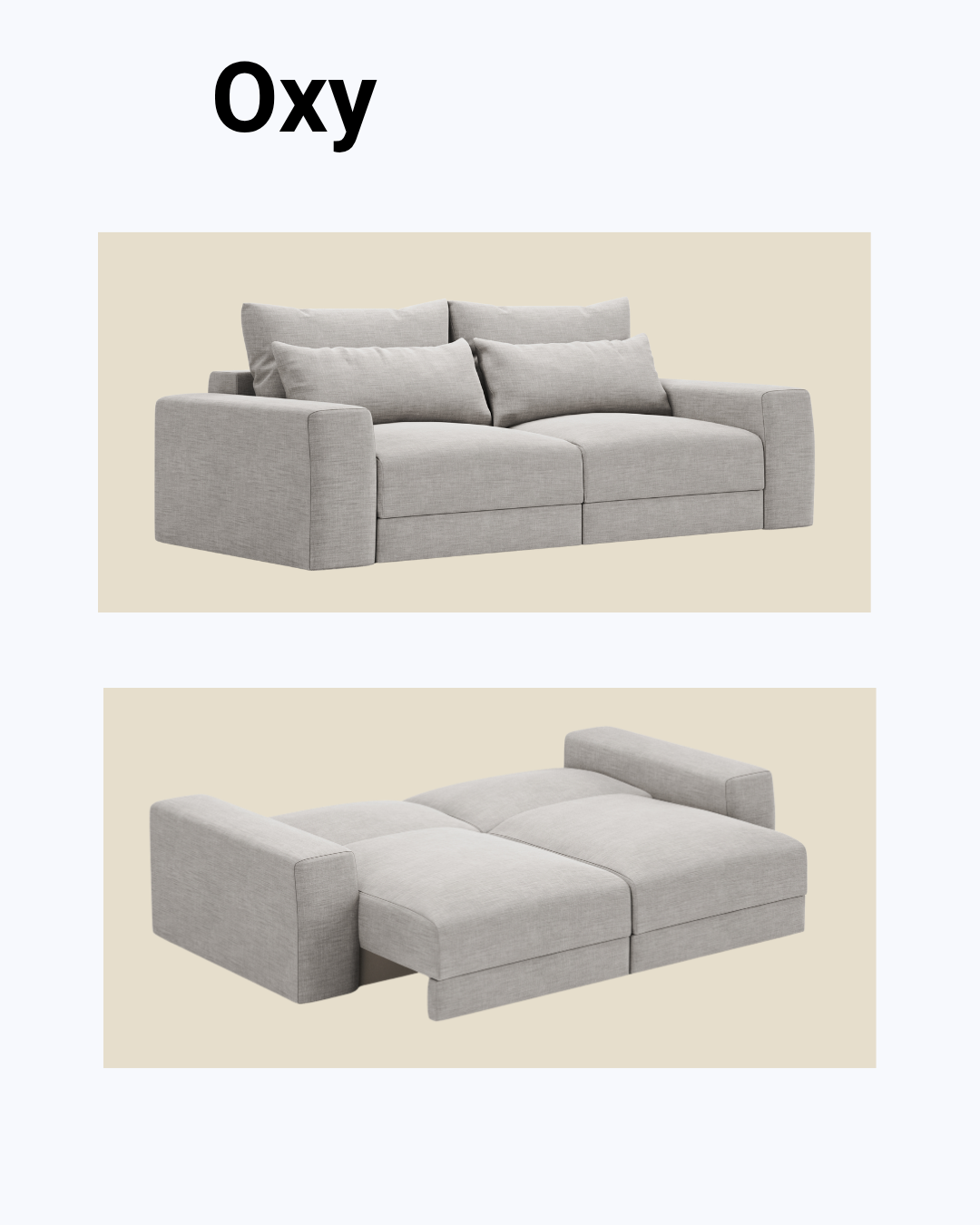 Oxy Sofa – 3-Seater (Straight)