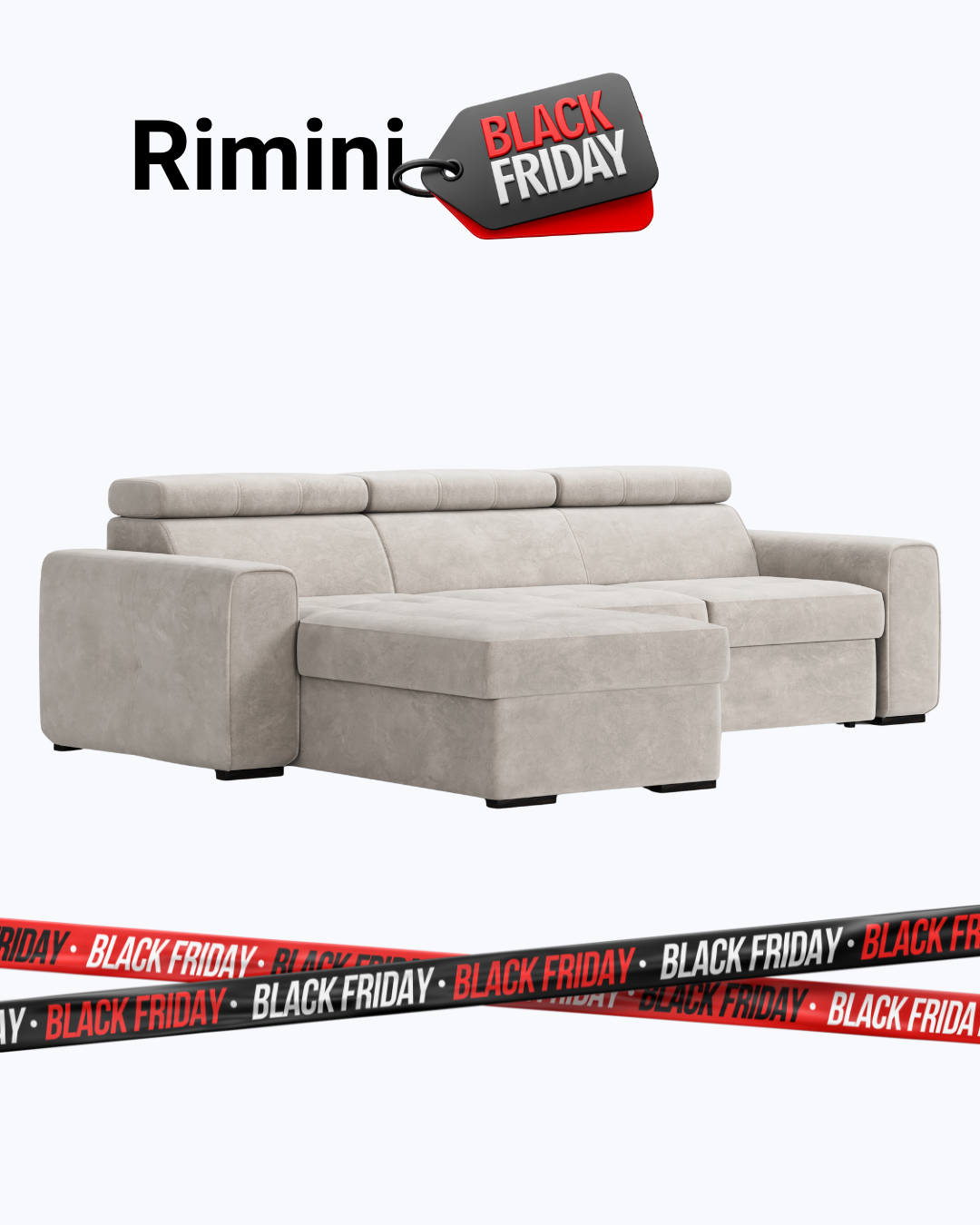 Rimini Corner Sofa – BLACK FRIDAY OFFER