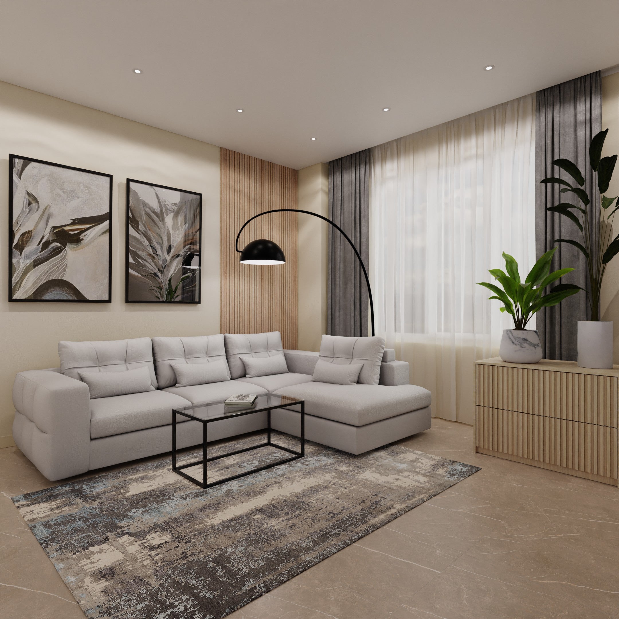 Alicante Corner Sofa – L-Shape (2-Seater Base)