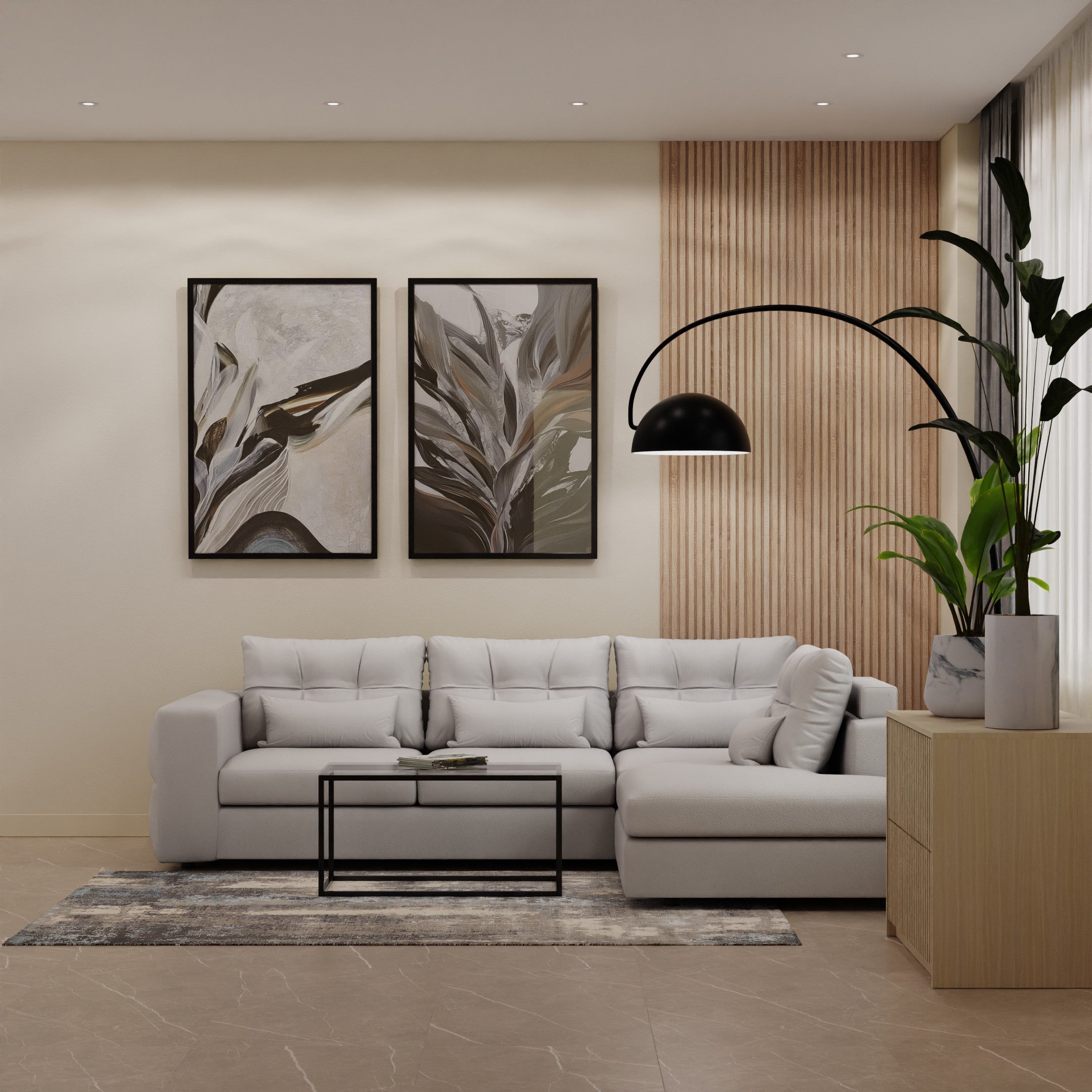 Alicante Corner Sofa – L-Shape (2-Seater Base)