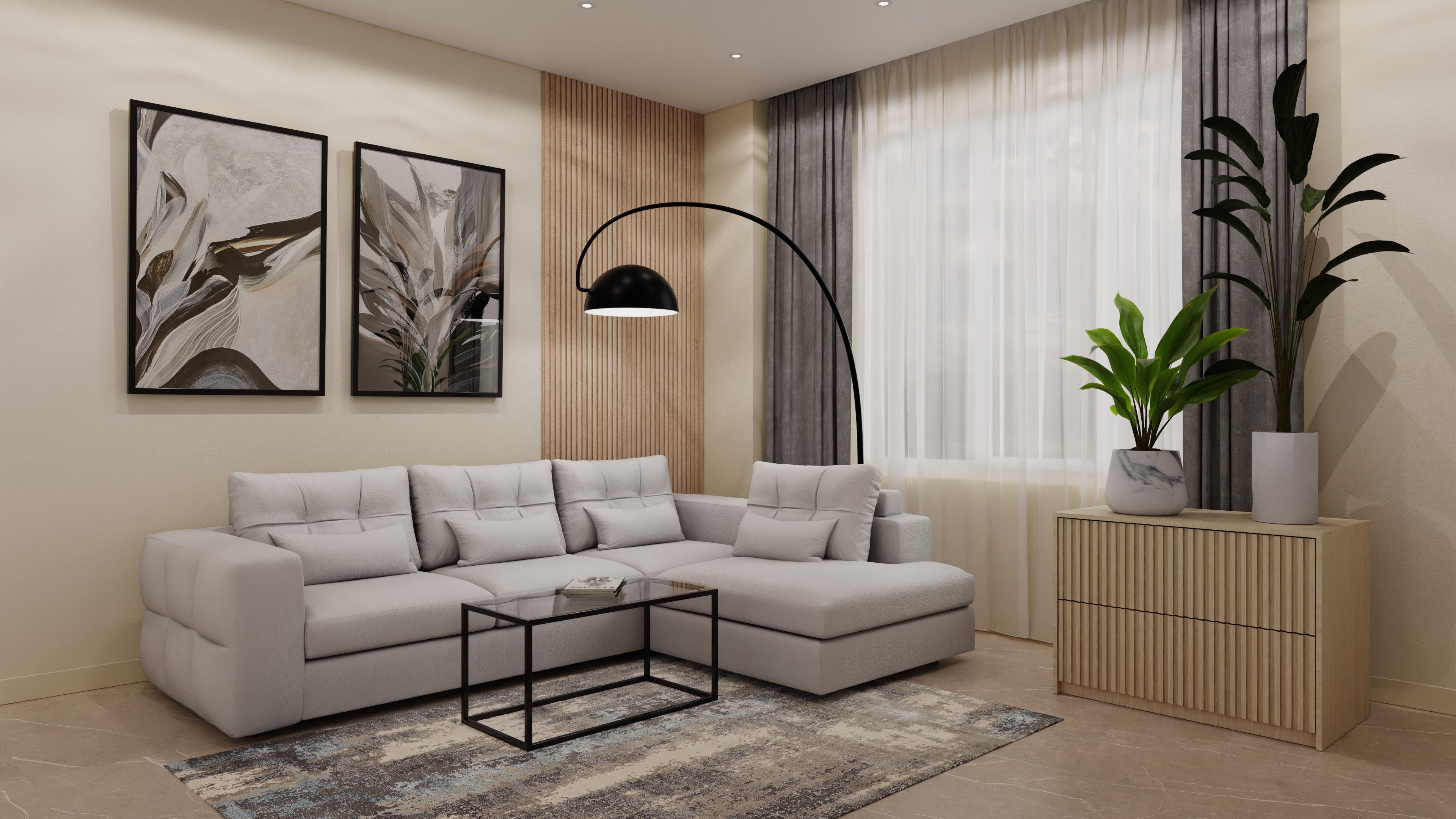 Alicante Corner Sofa – L-Shape (2-Seater Base)