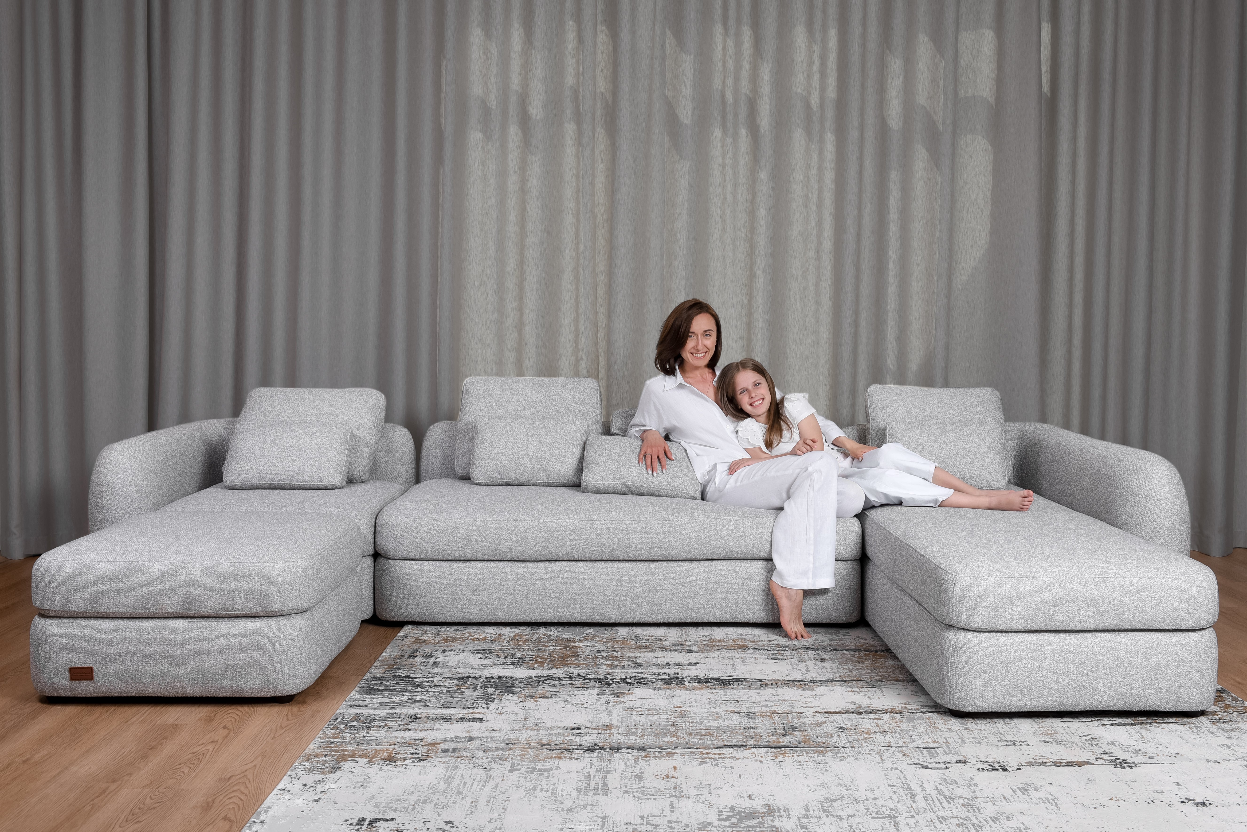 Madrid Corner Sofa – L-Shape with Appex