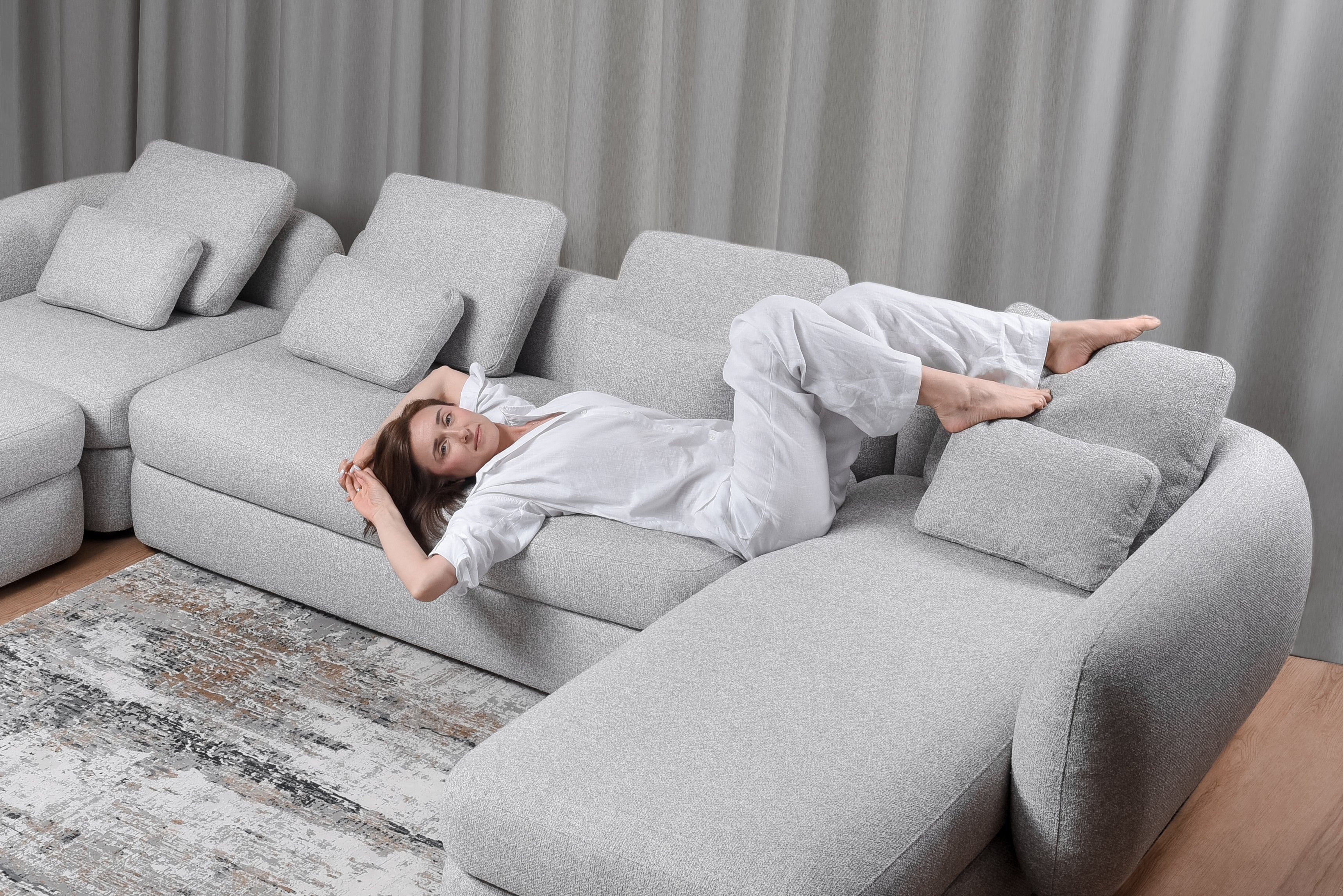 Madrid Corner Sofa – L-Shape with Appex