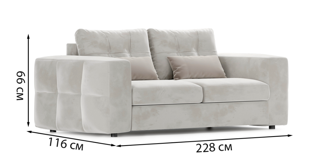 Alicante Sofa – 3-Seater (Straight)