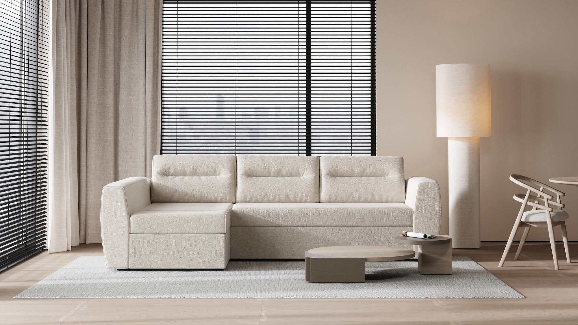 Fuggi Corner Sofa – L-Shape