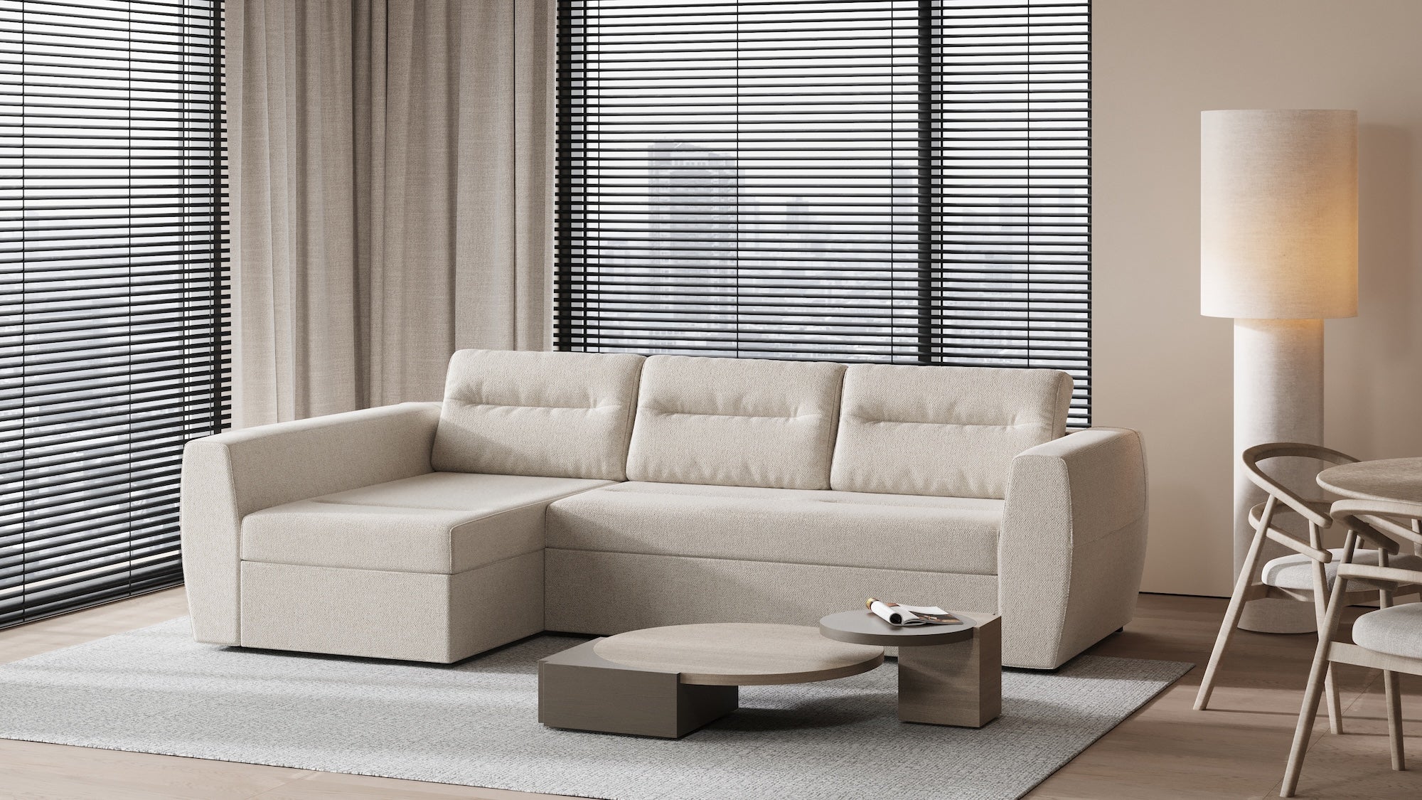 Fuggi Corner Sofa – L-Shape