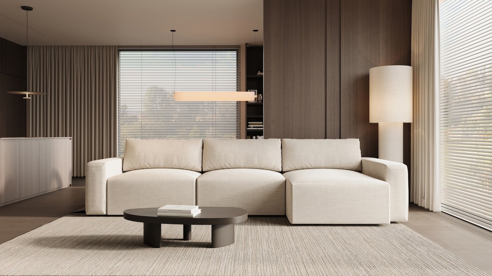 Novoli Corner Sofa – L-Shape