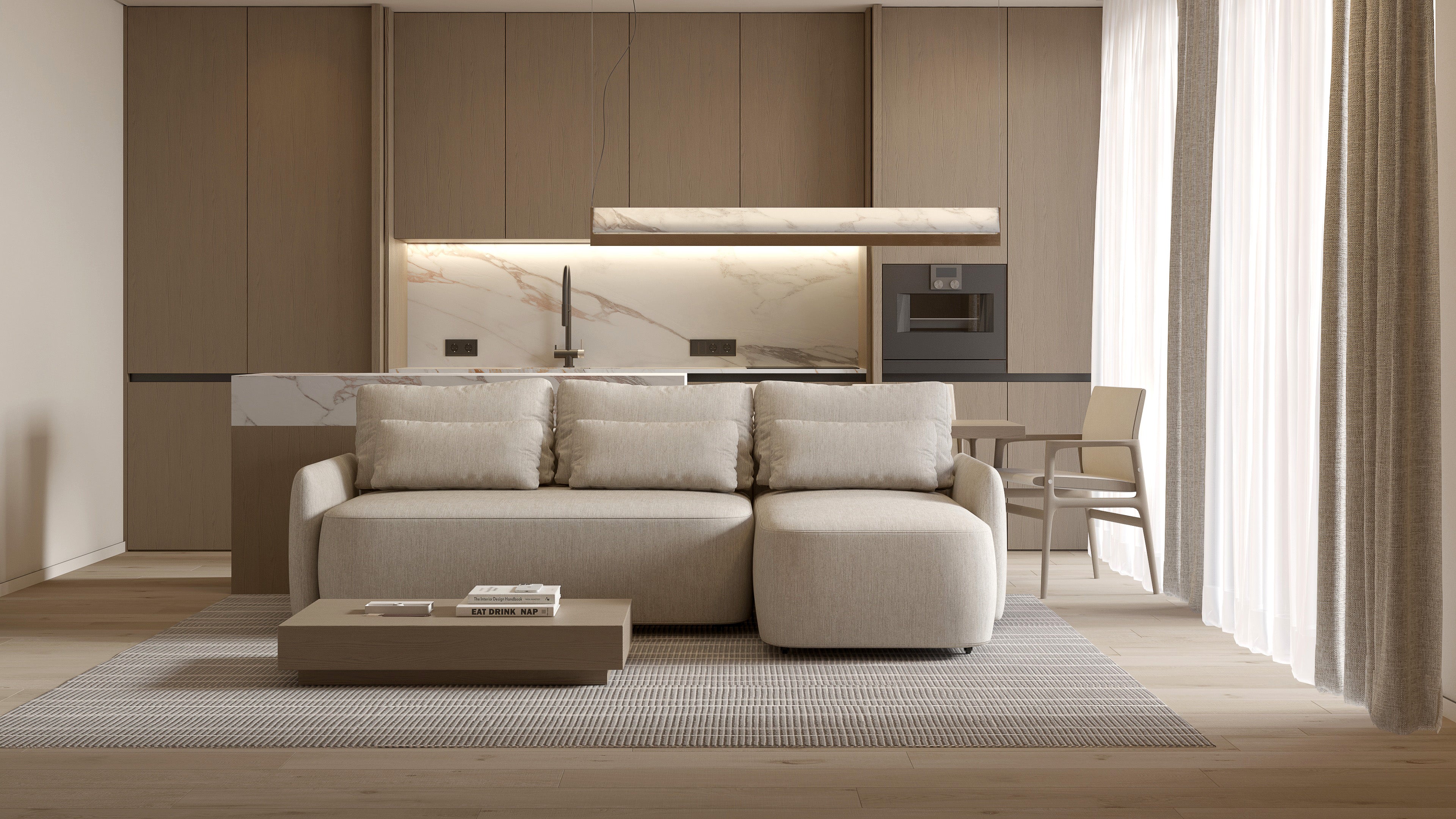 Veledi Corner Sofa – L-Shape