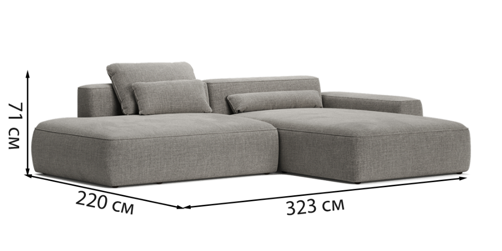 Celta Corner Sofa – L-Shape Small