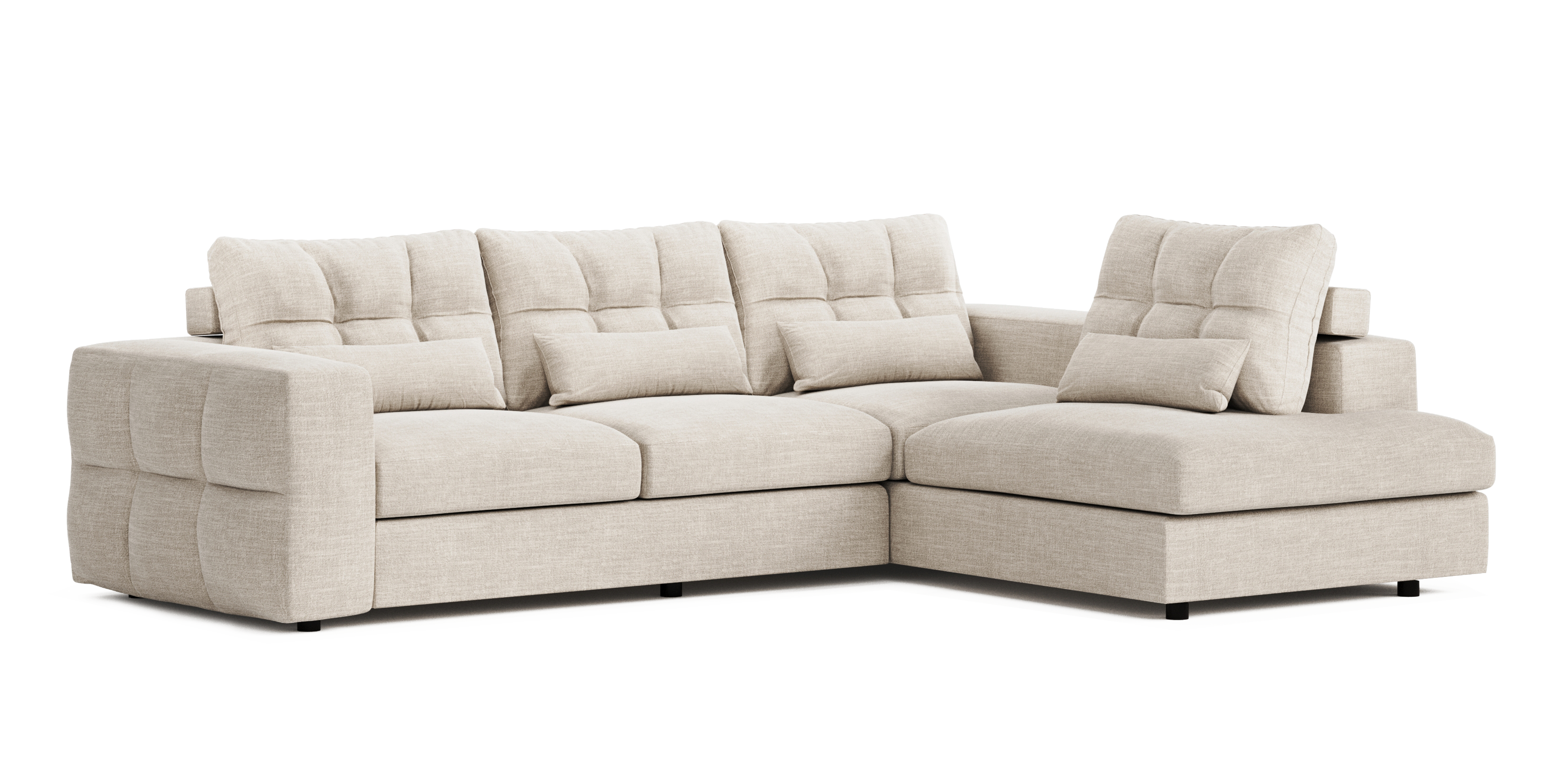 Alicante Corner Sofa – L-Shape (2-Seater Base)