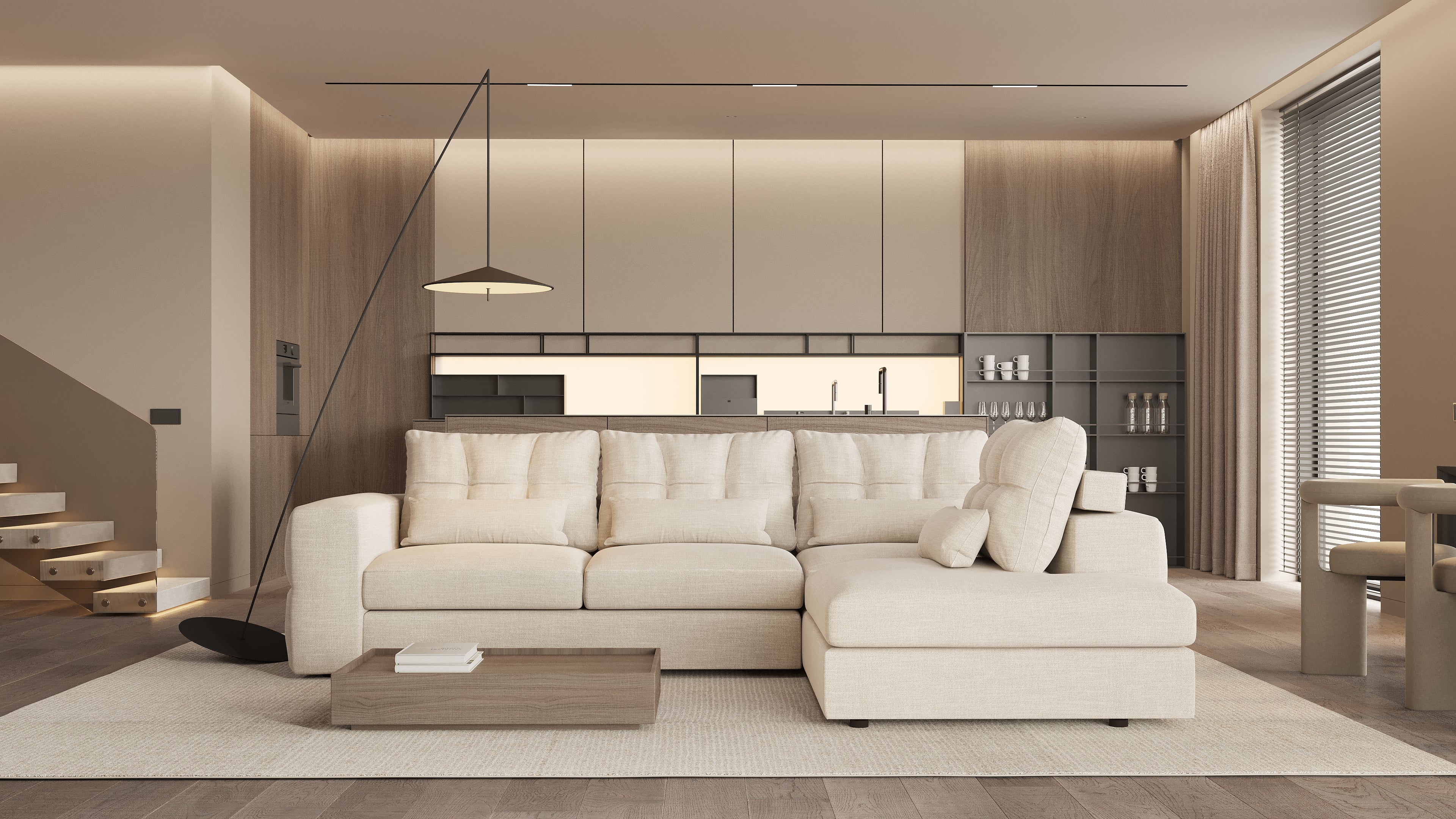 Alicante Corner Sofa – L-Shape (2-Seater Base)