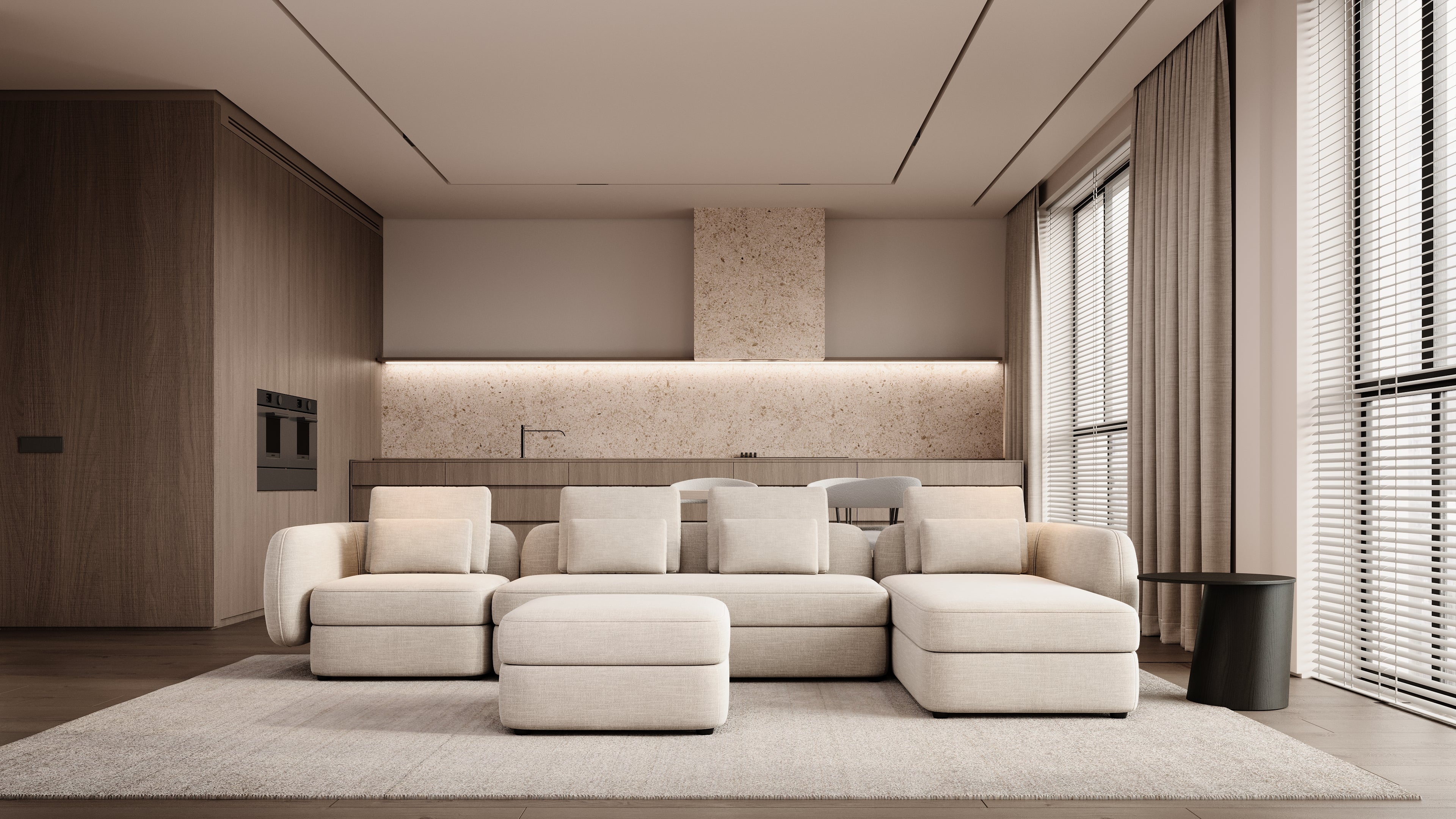 Madrid Corner Sofa – L-Shape with Appex