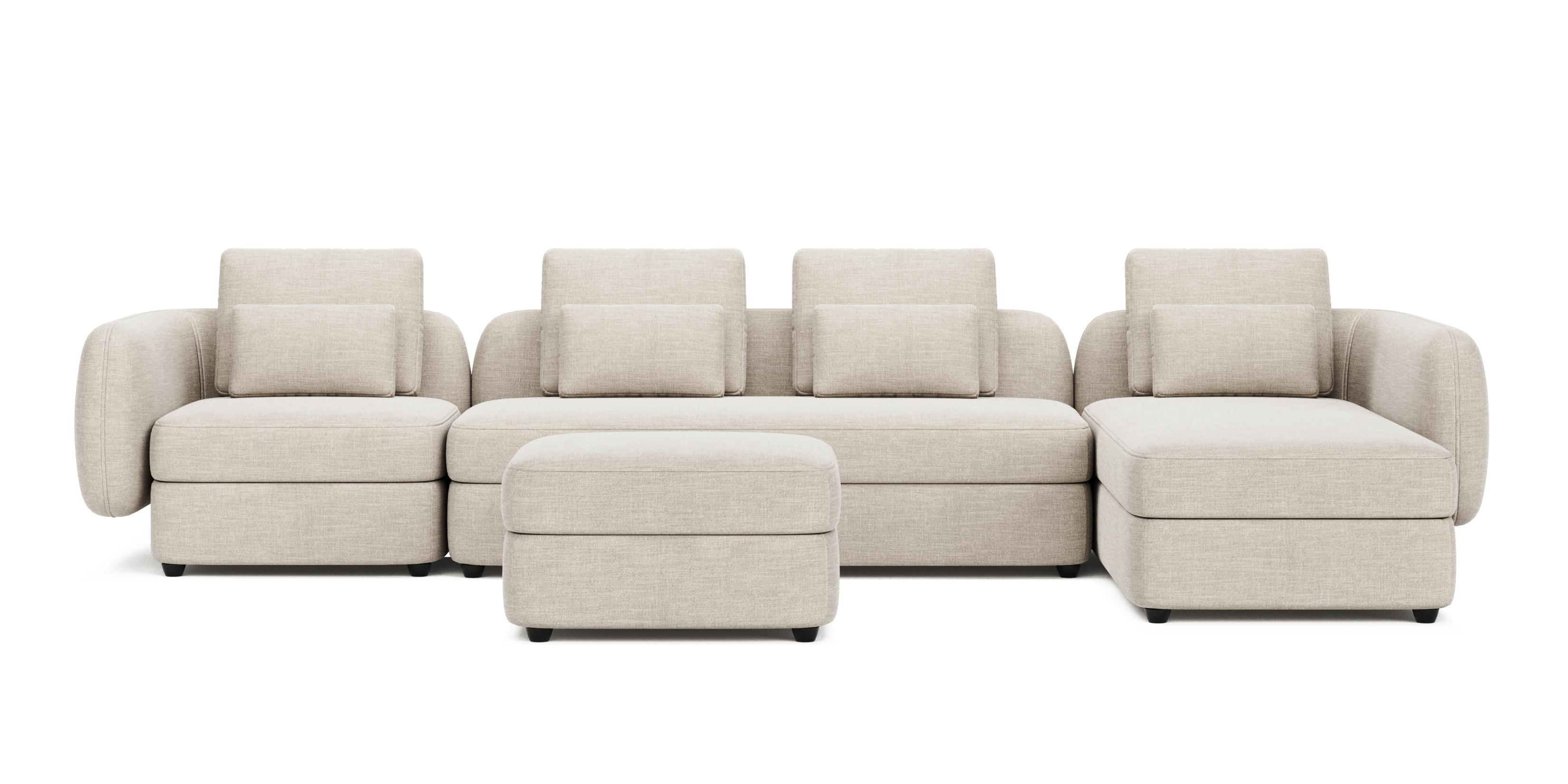 Madrid Corner Sofa – L-Shape with Appex