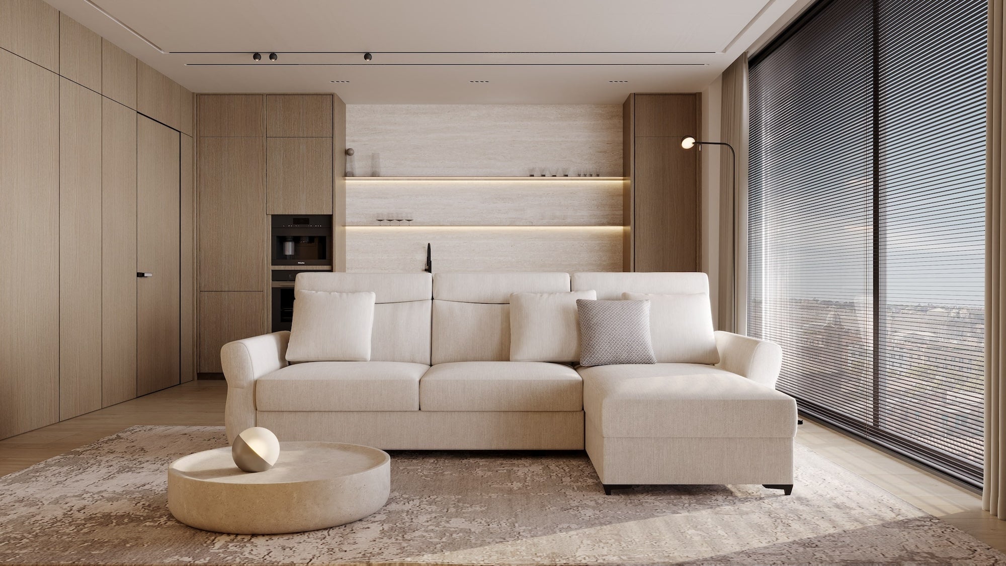 Murphy Corner Sofa – L-Shape