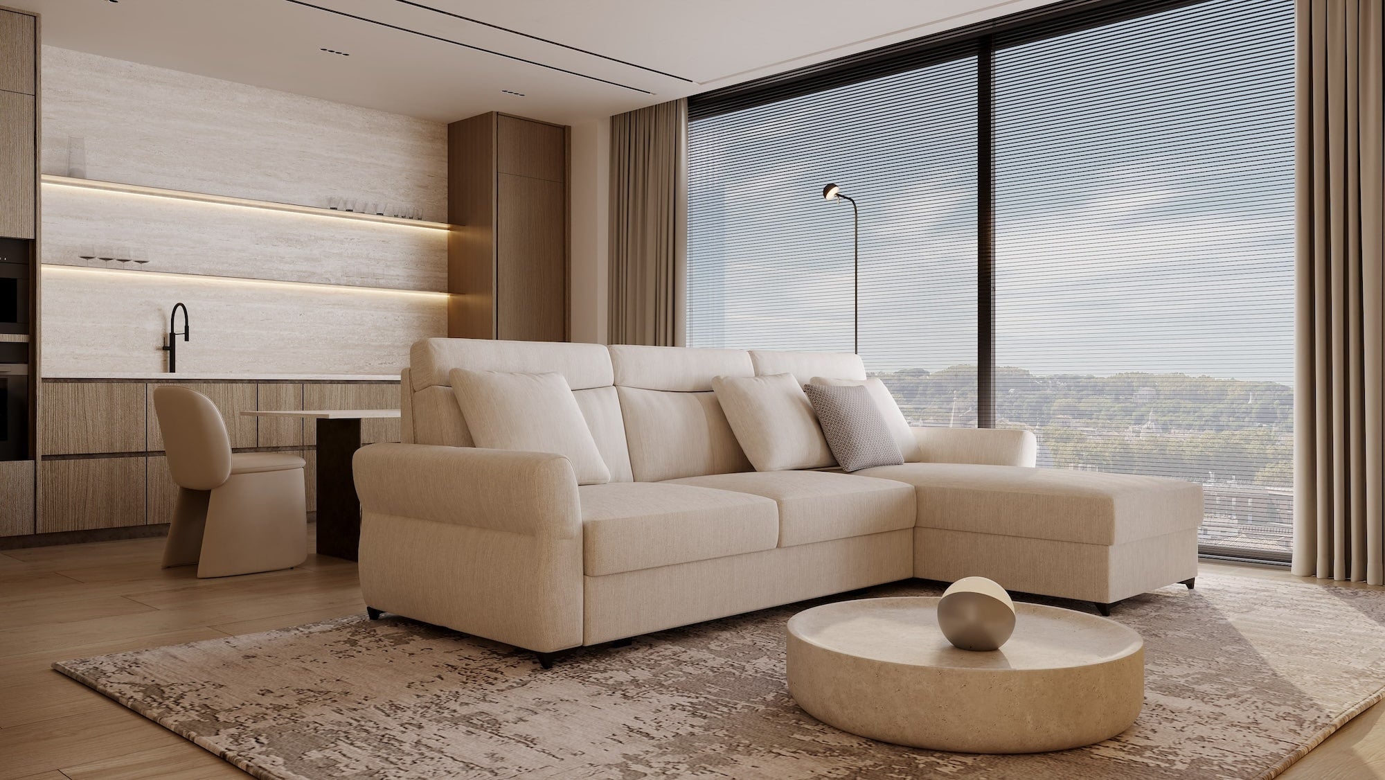 Murphy Corner Sofa – L-Shape