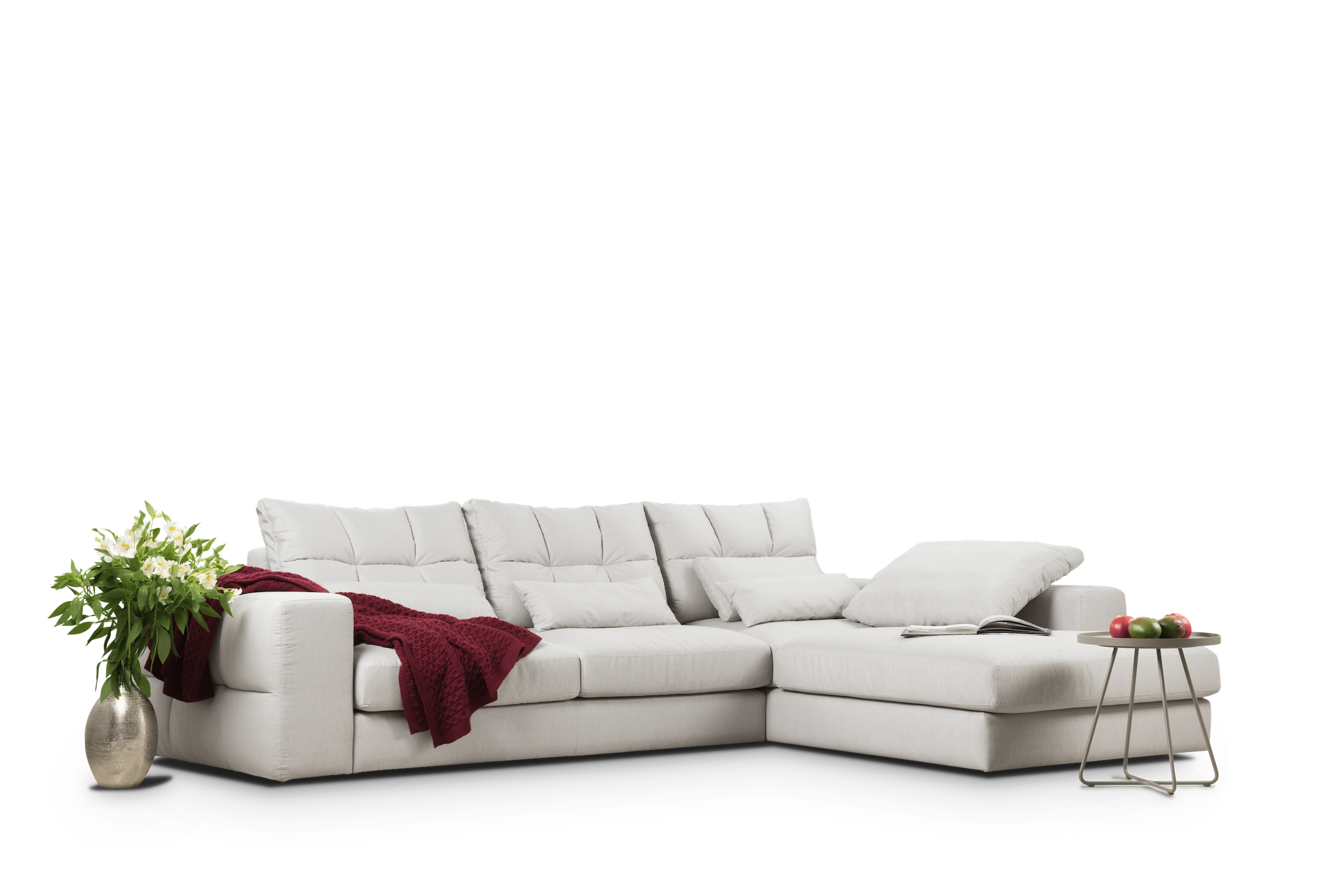 Alicante Corner Sofa – L-Shape (2-Seater Base)