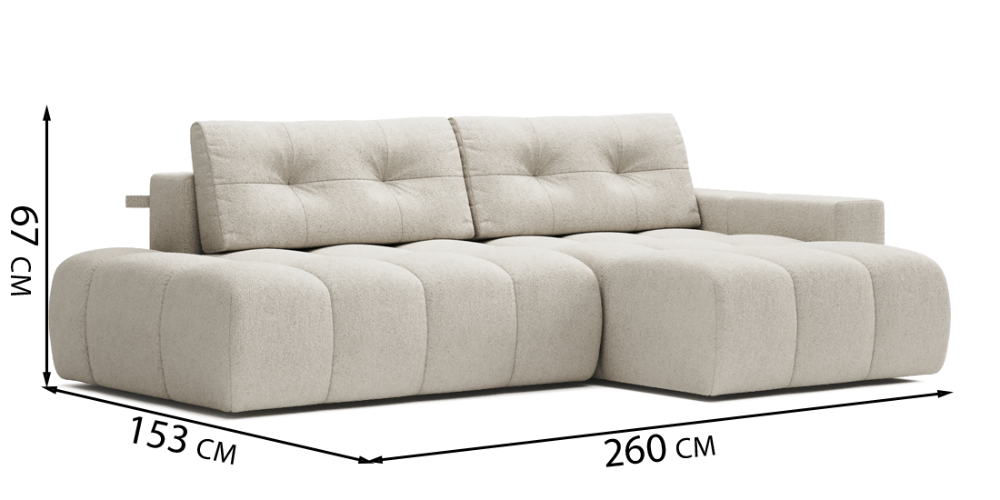 Vincent Corner Sofa – L-Shape