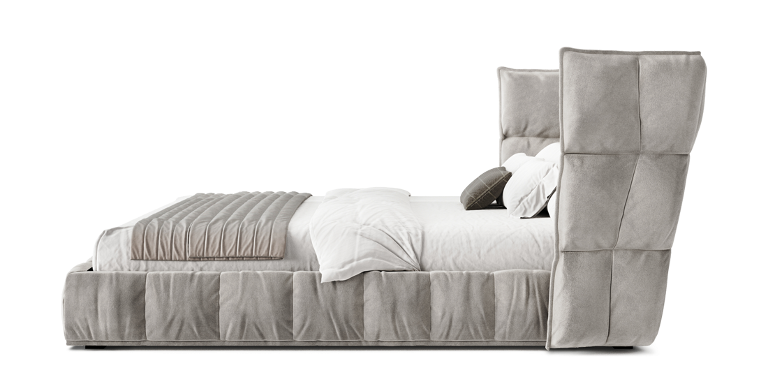 Alicante Bed — Modern Comfort, Stylish Art Deco