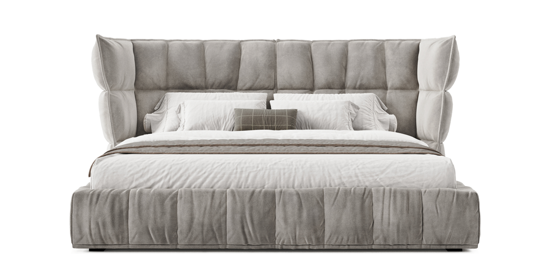 Alicante Bed — Modern Comfort, Stylish Art Deco