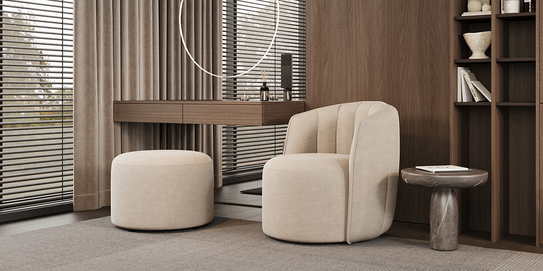 Vitoria Armchair — Delicate Elegance, Effortless Motion