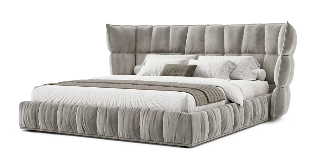 Alicante Bed — Modern Comfort, Stylish Art Deco